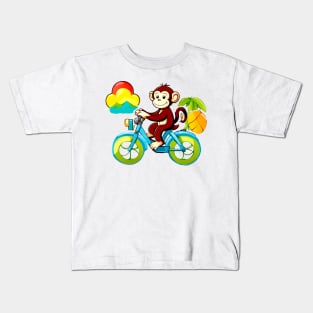 funny monkey Kids T-Shirt